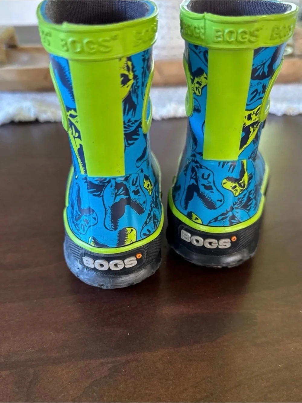 Bogs Kids' Dinosaur Rain Boots
